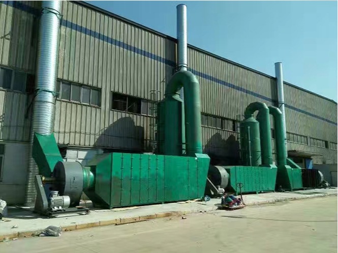 木制品行業(yè)噴漆車(chē)間廢氣處理工程 木制品行業(yè)噴漆車(chē)間廢氣處理工程